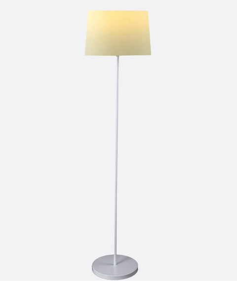 Modern White And yellow Torchiere