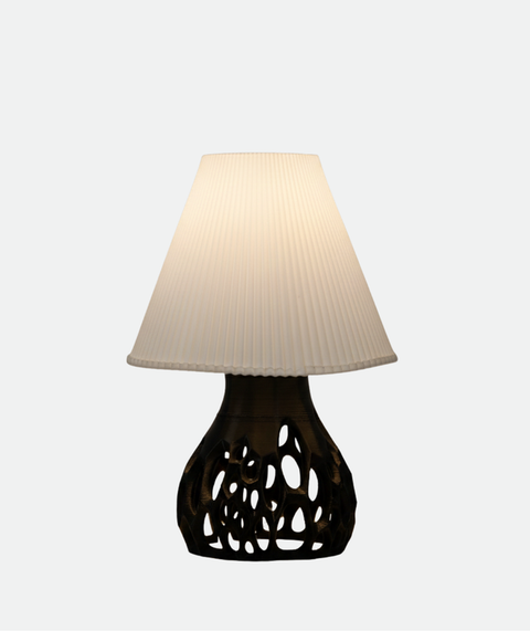Modern Black & White Table Lamp