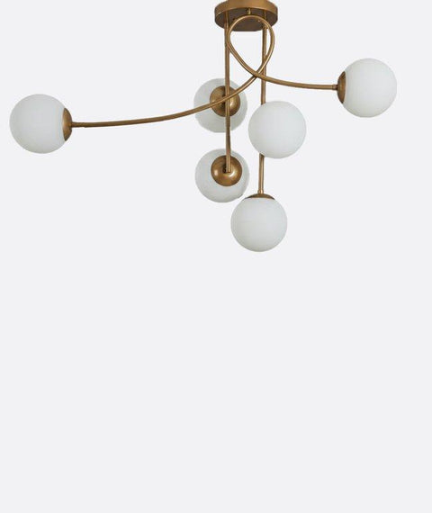 Modern Gold Branched Chandelier