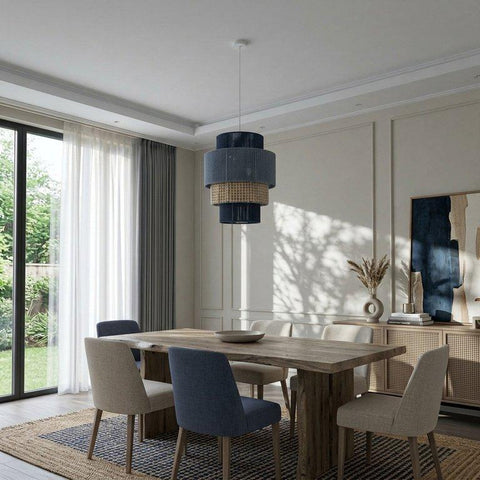 Blue Coastal Chandelier