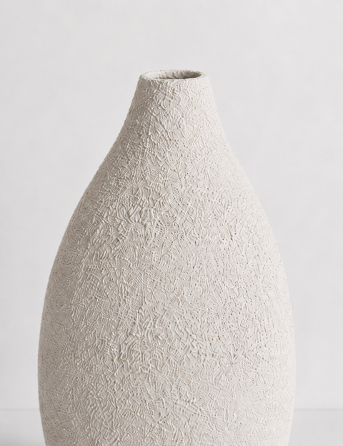 Modern Pottery White Vase