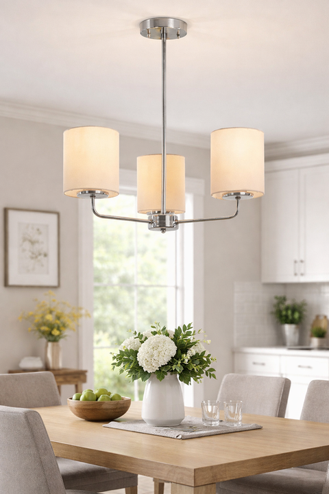 Classic Chrome Branched Chandelier