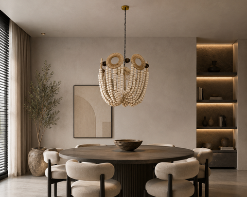 Boho Beaded Chandelier