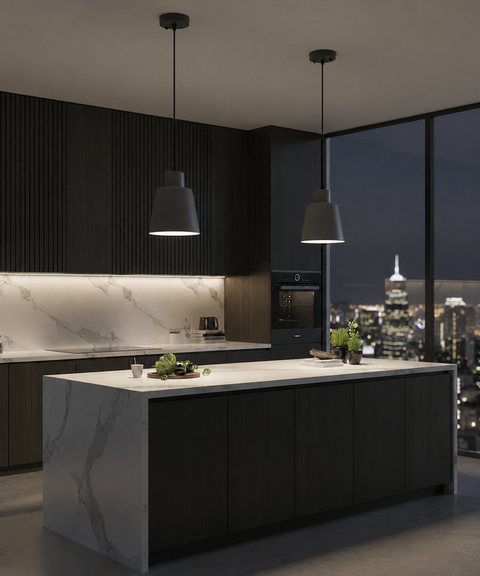 Industrial grey Single Pendant
