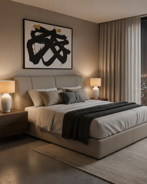 Minimal White Table Lamp