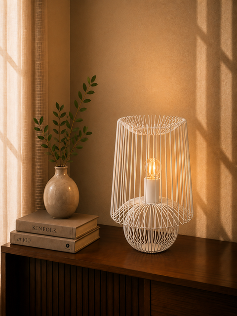 Office White Table Lamp