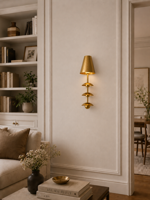 Elegant gold wall Lamp
