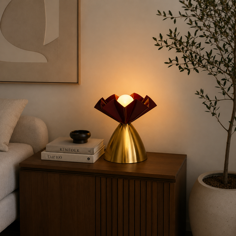 Lotus Floor Lamp ? Luxurious Oriental Warm Glow