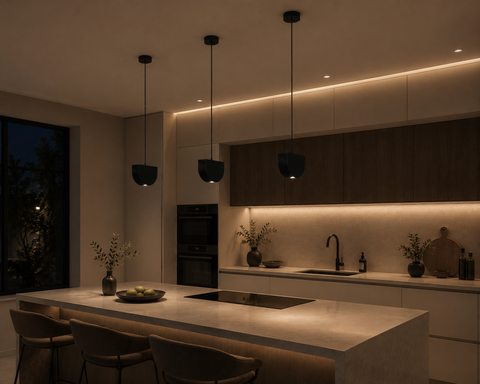 Modern Black Single pendant
