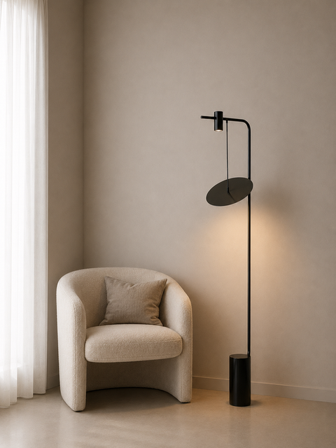 Artistic Black Floor Lamp