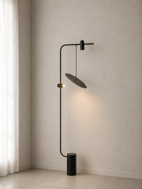 Artistic Black Floor Lamp