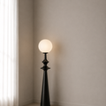 Modern Sculptural Black Floor Lamp