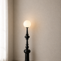 Modern Sculptural Black Floor Lamp