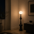 Modern Sculptural Black Floor Lamp
