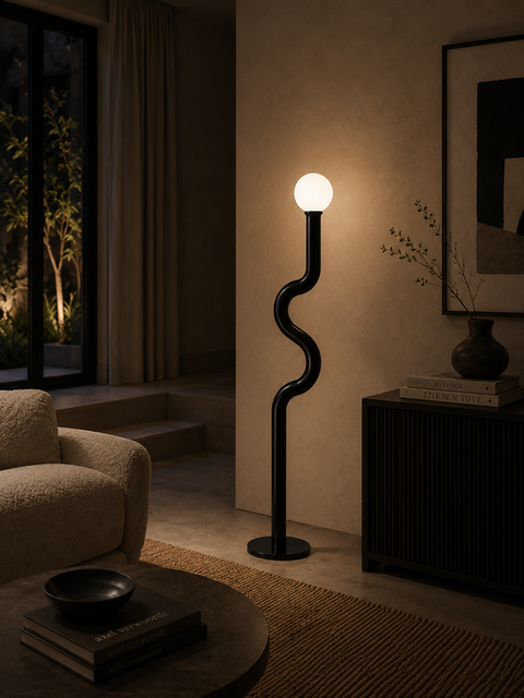Modern Steel Floor Lamp