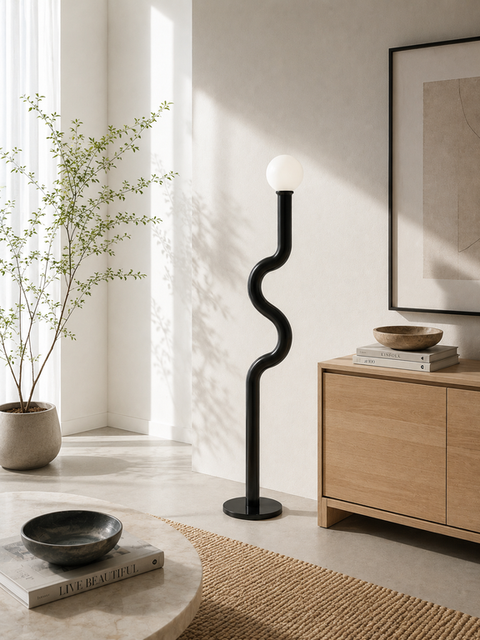 Modern Steel Floor Lamp
