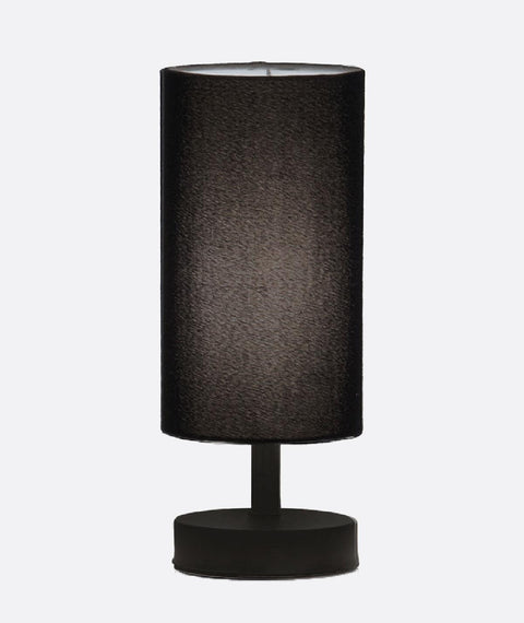 Black Cylinder Table Lamp