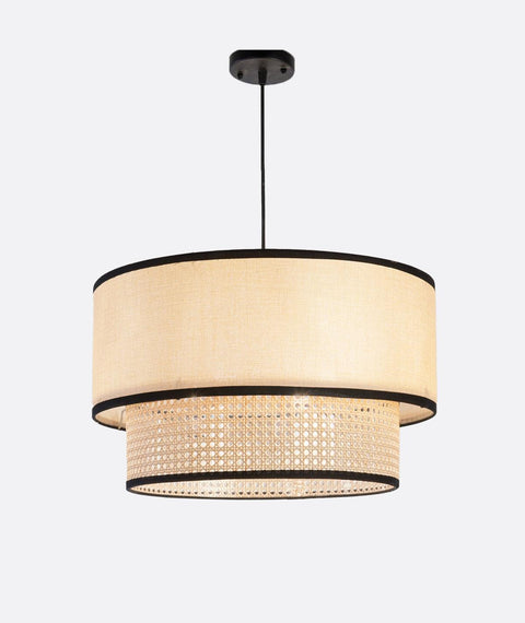 Modern Rattan Single Pendent