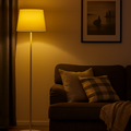 Modern White And Yellow Floor Lamp