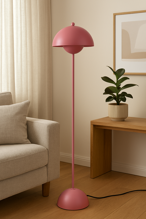 Modern Pink Powder Floor Lamp