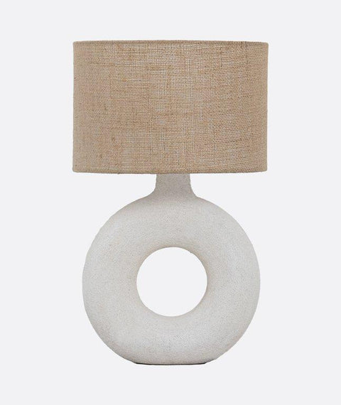 Boho Shaded Table Lamp