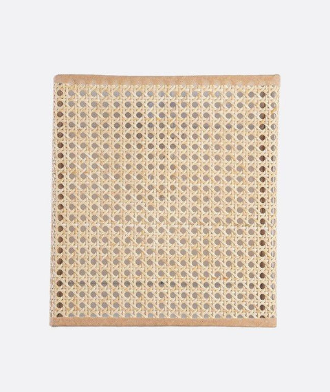 Decorative Rectangular Rattan Wall Light