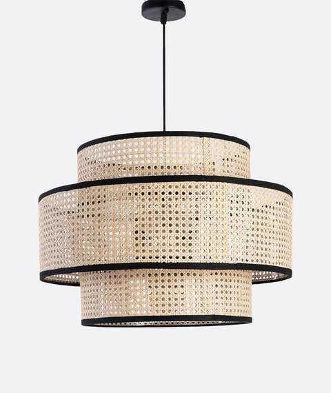 Boho Handcrafted Rattan Pendant Ceiling