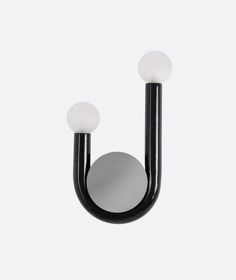 Armed Black Wall Lamp