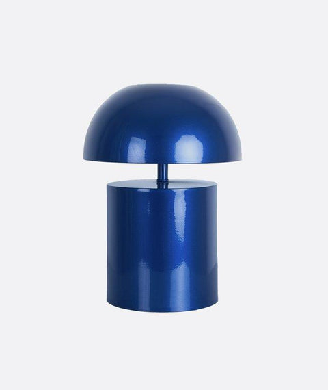 Modern Metallic Blue Table Lamp