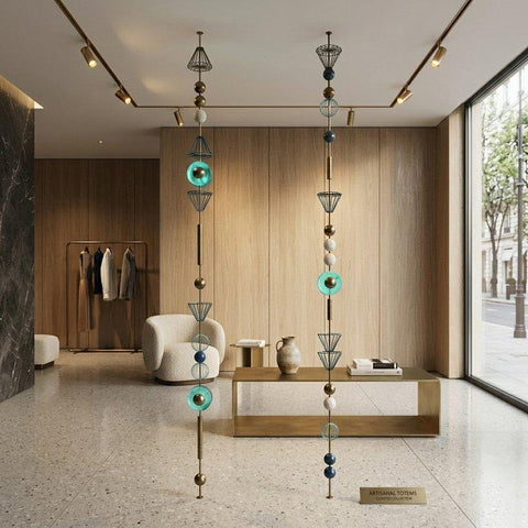Modern Pharaonic floor-to-ceiling Partition