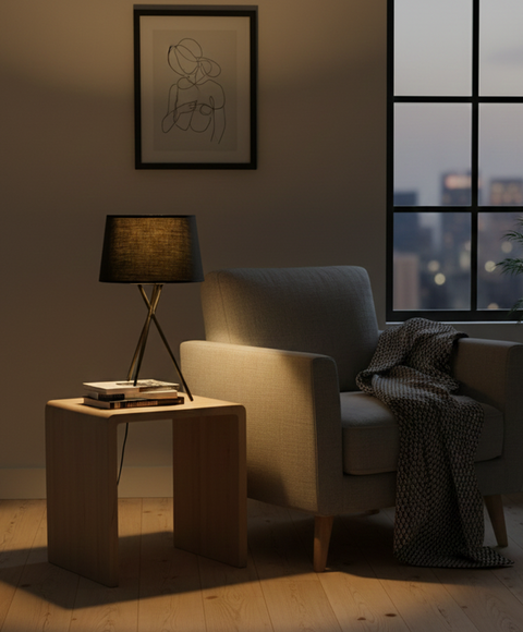 Modern Black Table Lamp