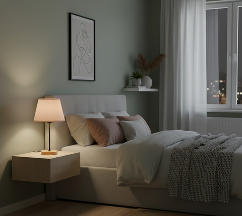 Modern Powder Pink Table Lamp