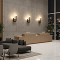 Armed Black Wall Lamp
