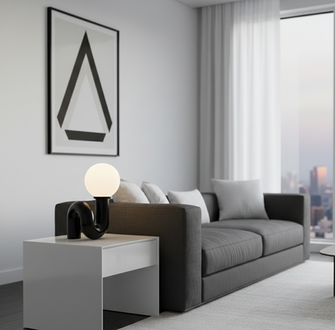 Modern Black Table Lamp