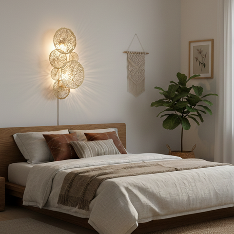Stylish Gold Wall Lamp