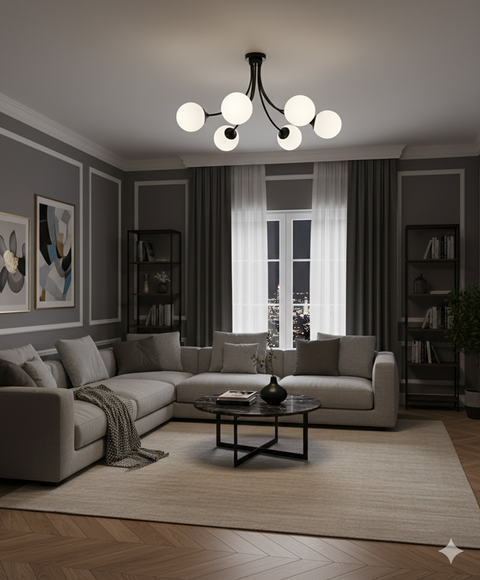 Modern Black Ceiling lamp