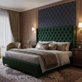 Minimilaist Gold  upright wall torchiere.