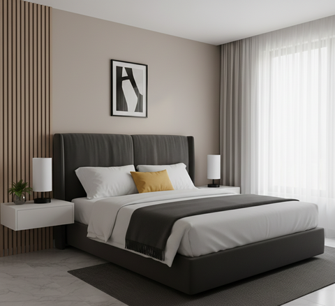 White Cylinder Table Lamp