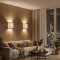 Decorative Rectangular Rattan Wall Light