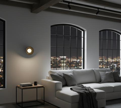 Modern Black Wall Light