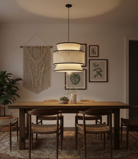 Modern Beige Pendant Ceiling