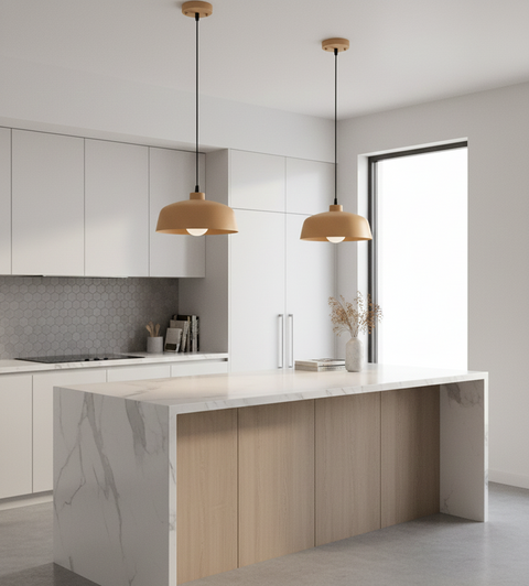 Modern Plate Shape Pendent
