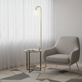 Modern Light Beige Floor Lamp
