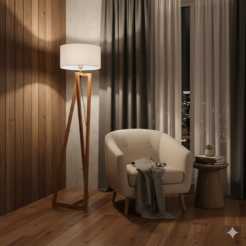 Modern White Floor Lamp