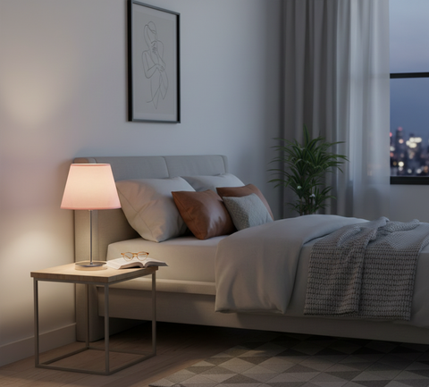 Modern Baby Pink Table Lamp