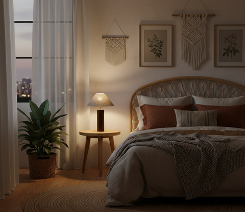Modern Wood Table Lamp