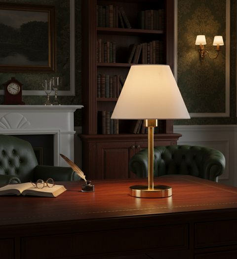 Contemporary White Table Lamp