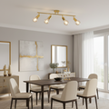 Minimalist Gold Track Ceiling Lamp