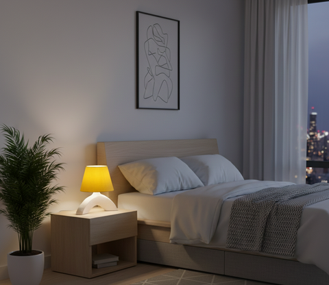 Modern Yellow Table Lamp