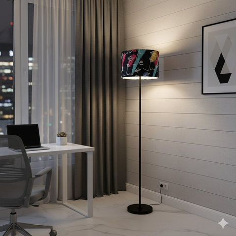 Minimal Printed Floor Lamp